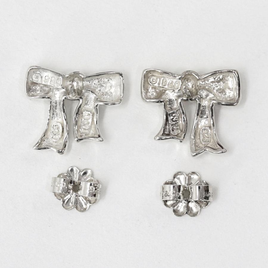 ティファニー　シルバーピアス　リボン形 TIFFANY&Co. ピアス レディース ティファニー プレゼント