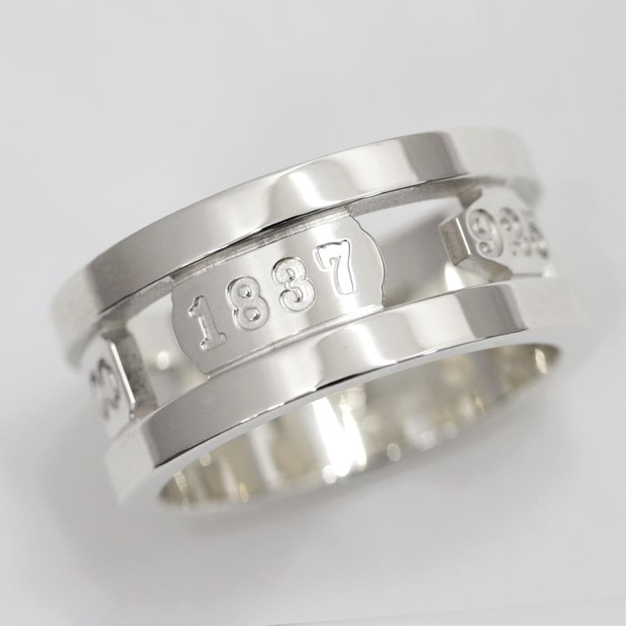 TIFFANY&CO. ティファニー SV シルバー 1837 エレメントリング 指輪 16 