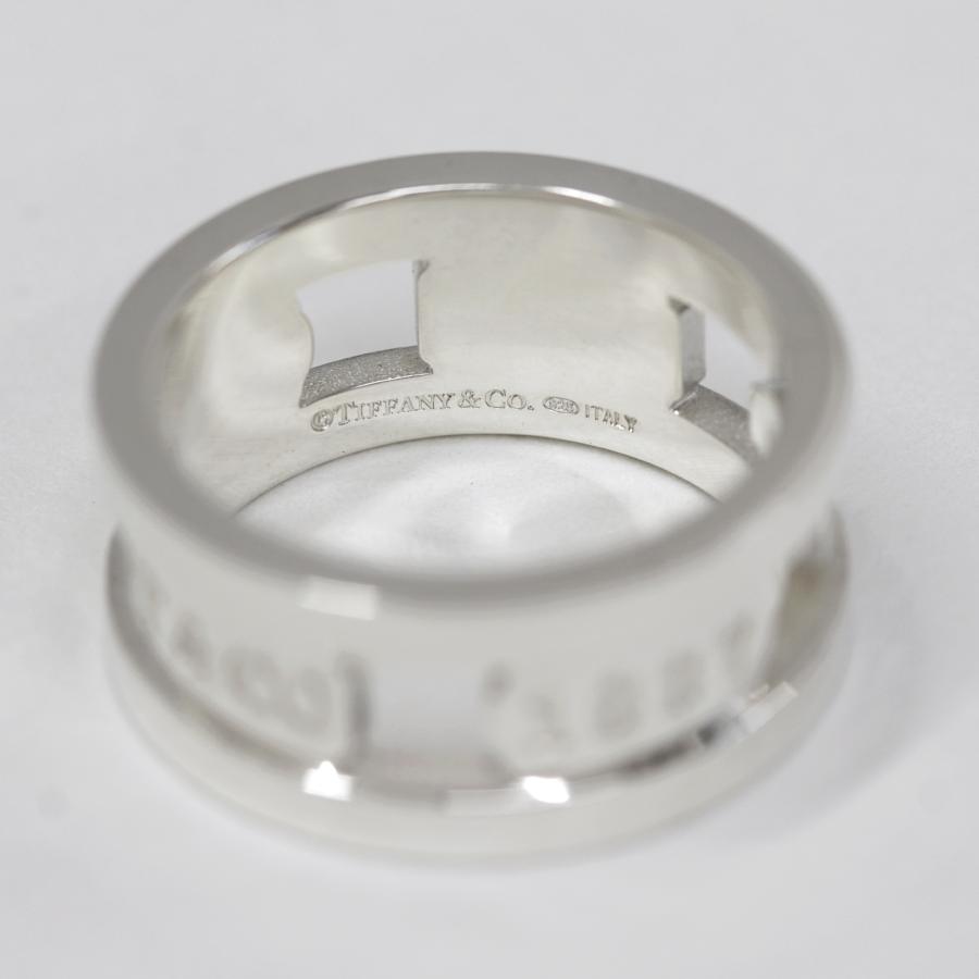 TIFFANY&CO. ティファニー SV シルバー 1837 エレメントリング 指輪 16 