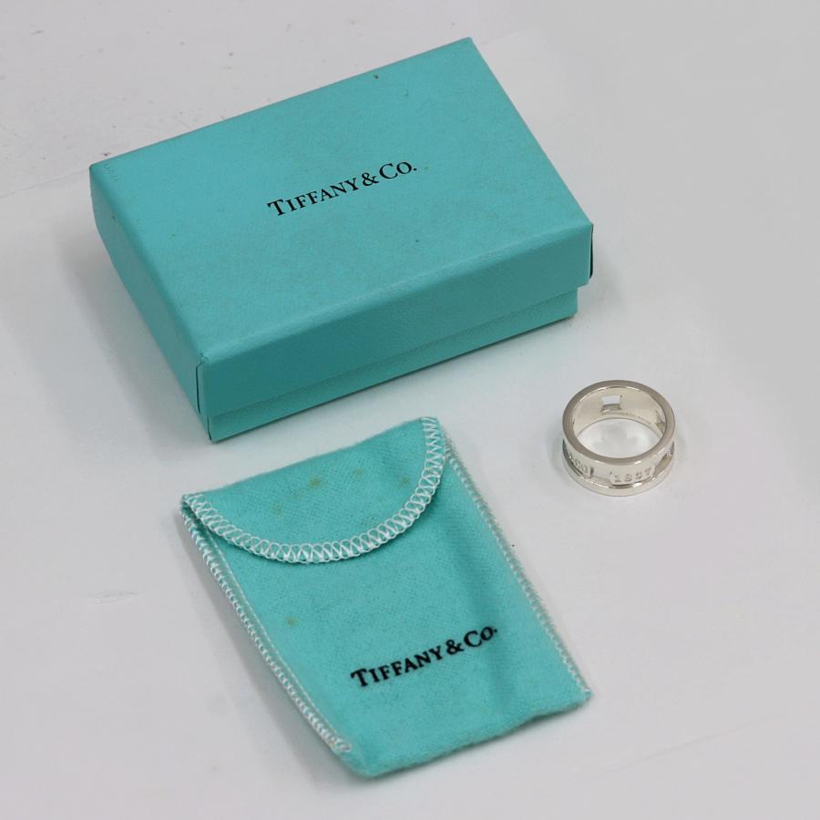 TIFFANY&CO. ティファニー SV シルバー 1837 エレメントリング 指輪 16 