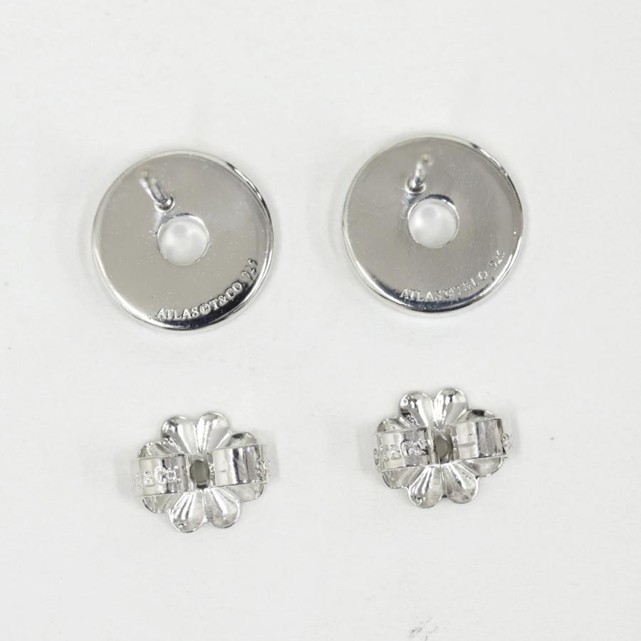 希少 ティファニー アトラス サークル ピアス シルバー 925 片耳 Tiffany Atlas TIFFANY&CO. ティファニー SV シルバー アトラス