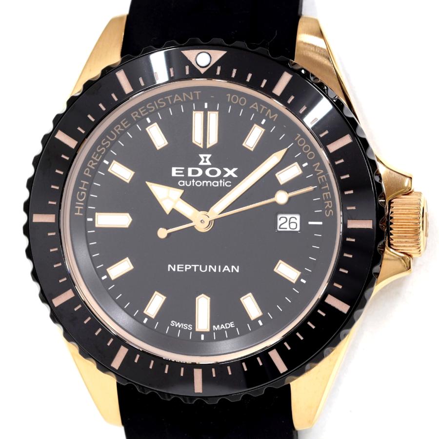 EDOX NEPTUNIAN 腕時計 自動巻き 100 ATM 極美品 