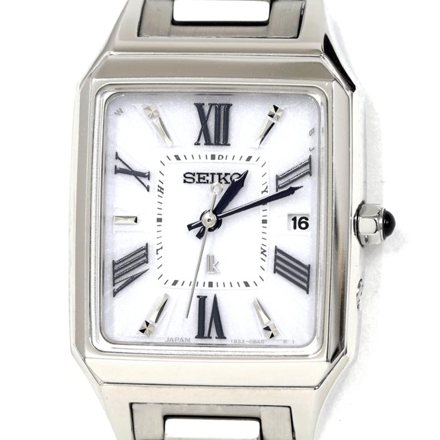【希少】SEIKO ルキア 1B32-0AL0 腕時計 シルバー 電波ソーラー SEIKO - 【希少】SEIKO ルキア 1B32-0AL0 腕時計 シルバー 電波