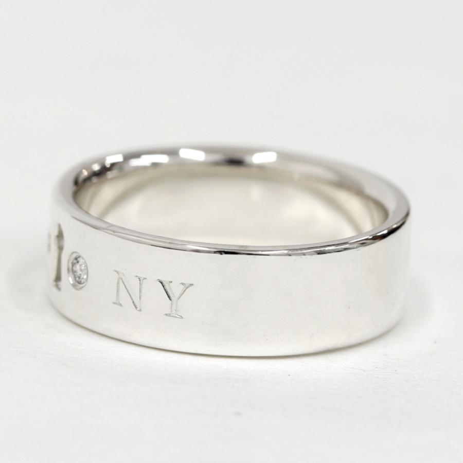 TIFFANY ティファニー ロック ダイヤ 2P リング　11号 シルバー TIFFANY&Co.（ティファニー） SV シルバー ニューヨーク ロックキー