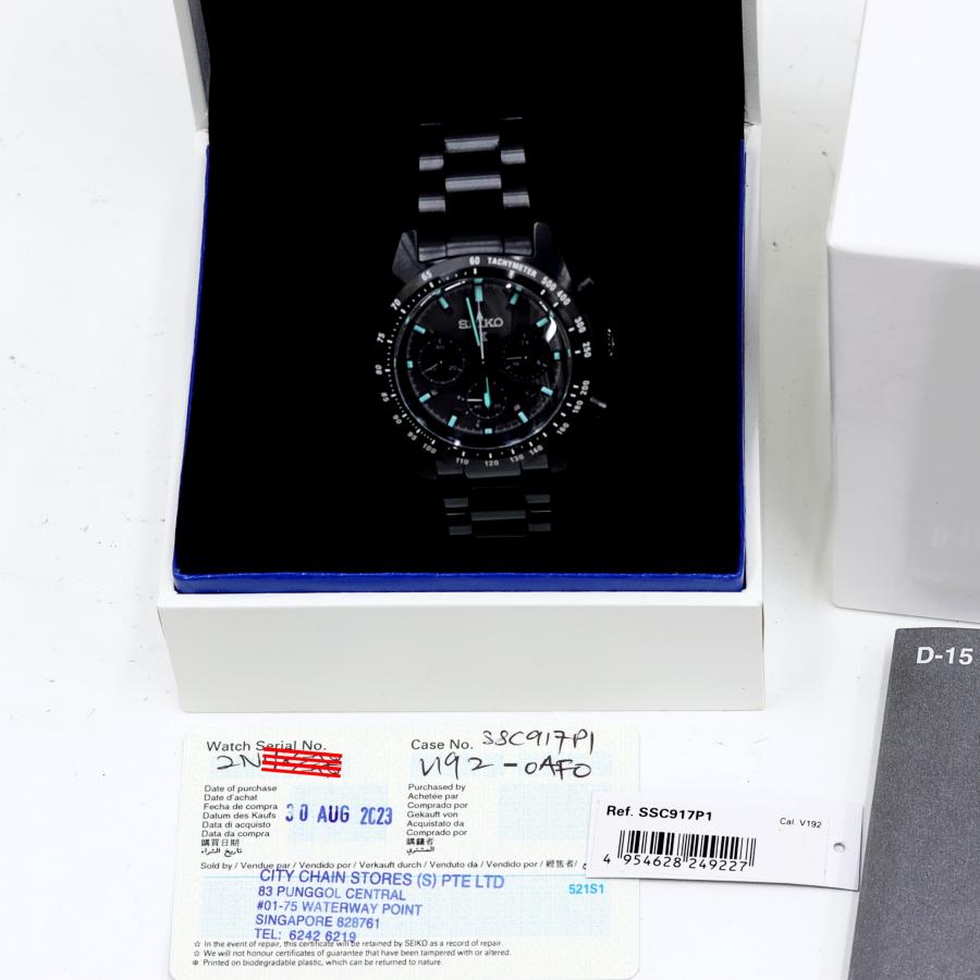 セイコー プロスペックススピードタイマー V192-0AF0 ソーラークォーツ