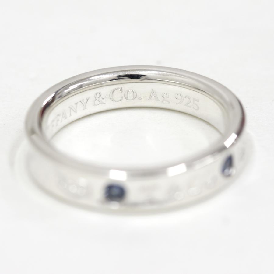 ティファニーリング　1837 シルバーサファイア Tiffany 1837 TIFFANY&CO. ティファニー SV シルバー 1837 サファイア