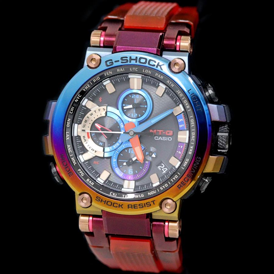 MT-G カシオ G-SHOCK Gショック 火山雷 MTG-B1000VL-4AJR 腕時計 電波 