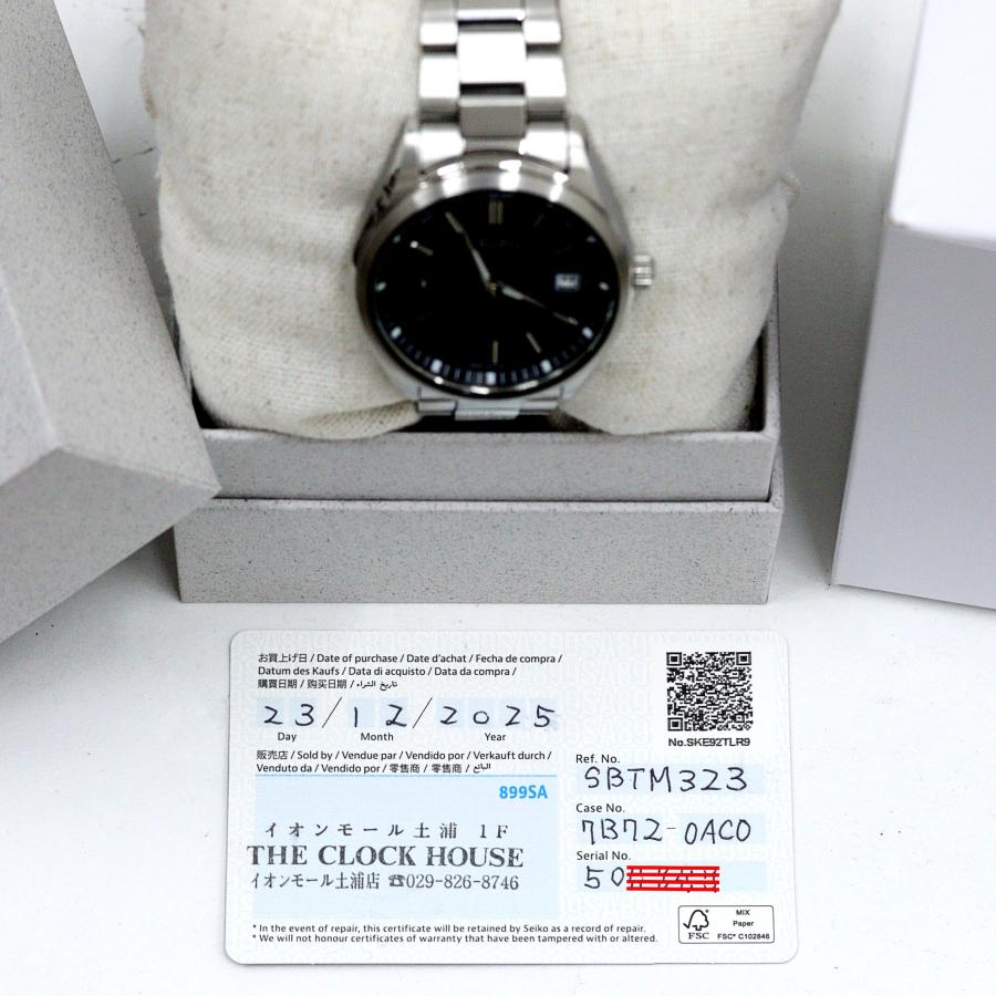 SEIKO ソーラー時計 7B72-0AC0 SEIKO（セイコー） セレクション SBTM323 7B72-0AC0 腕時計 電波