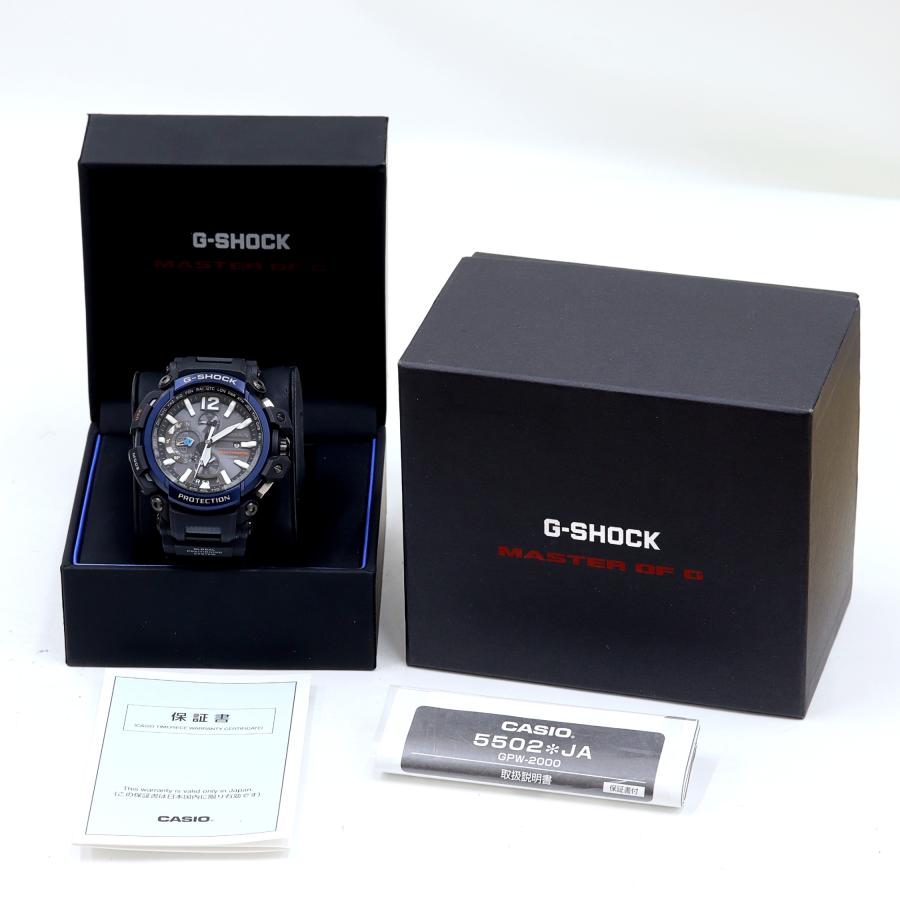 カシオ　G-SHOCK　Gショック　グラビティマスター　GPW-2000-1A2JF　腕時計　電波ソーラー　Bluetooth　クォーツ　メンズの画像