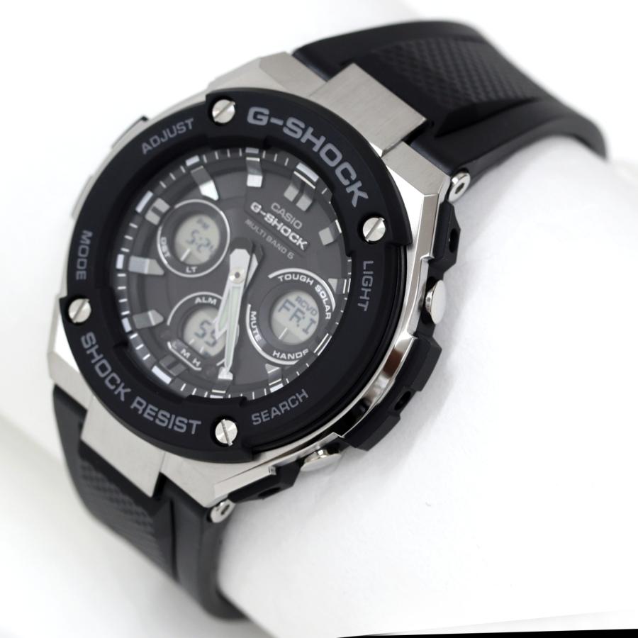 G-SHOCK 腕時計　ソーラー電波時計　GST-W300-1AJF 中古美品 G-SHOCK カシオ G-SHOCK Gショック Gスチール GST-W300-1AJF 腕時計