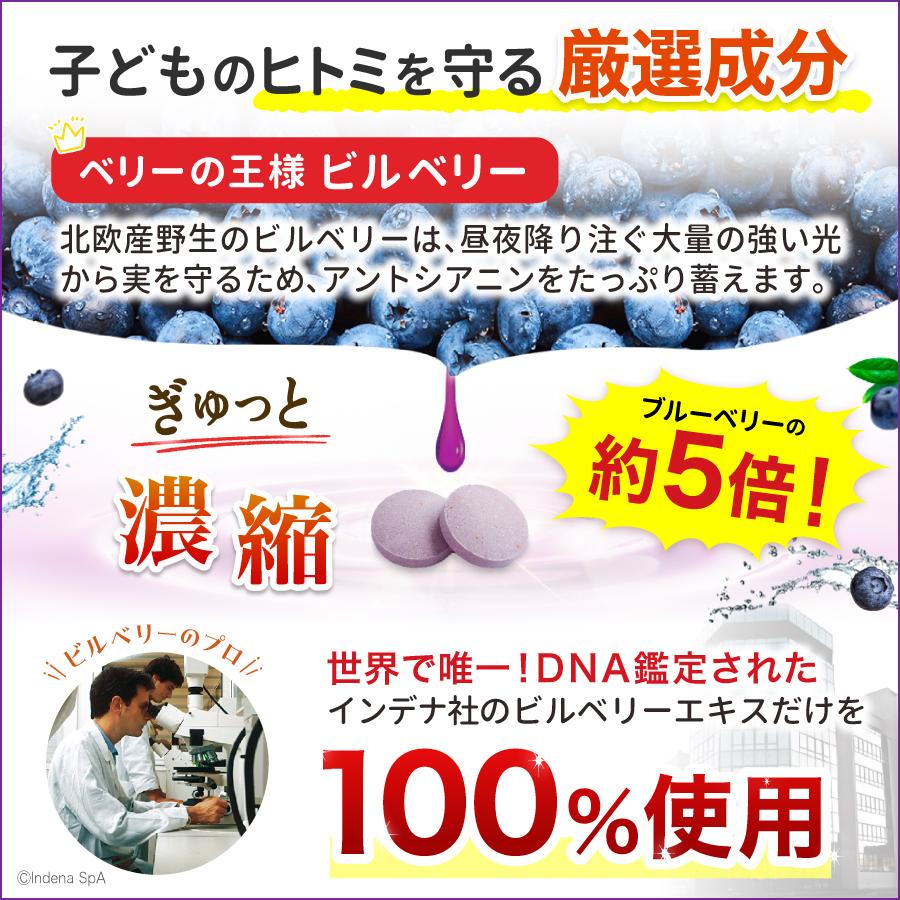 ノビルン C 子供 亜鉛 ルテイン ビタミン 視力 アイケア 子ども こども 目 眼 サプリ のびるん 目のサプリ サプリメント ビルベリー アントシアニン 日本製 60粒｜takamitu｜13