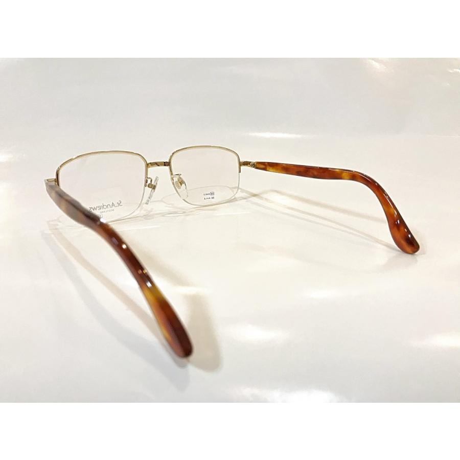 メガネ 鼈甲k18ナイロール 上バラ甲 べっ甲メガネ 本鼈甲 仙翠作 St Andrews 585 703 Bekko3 タカモリヤフー店 通販 Yahoo ショッピング