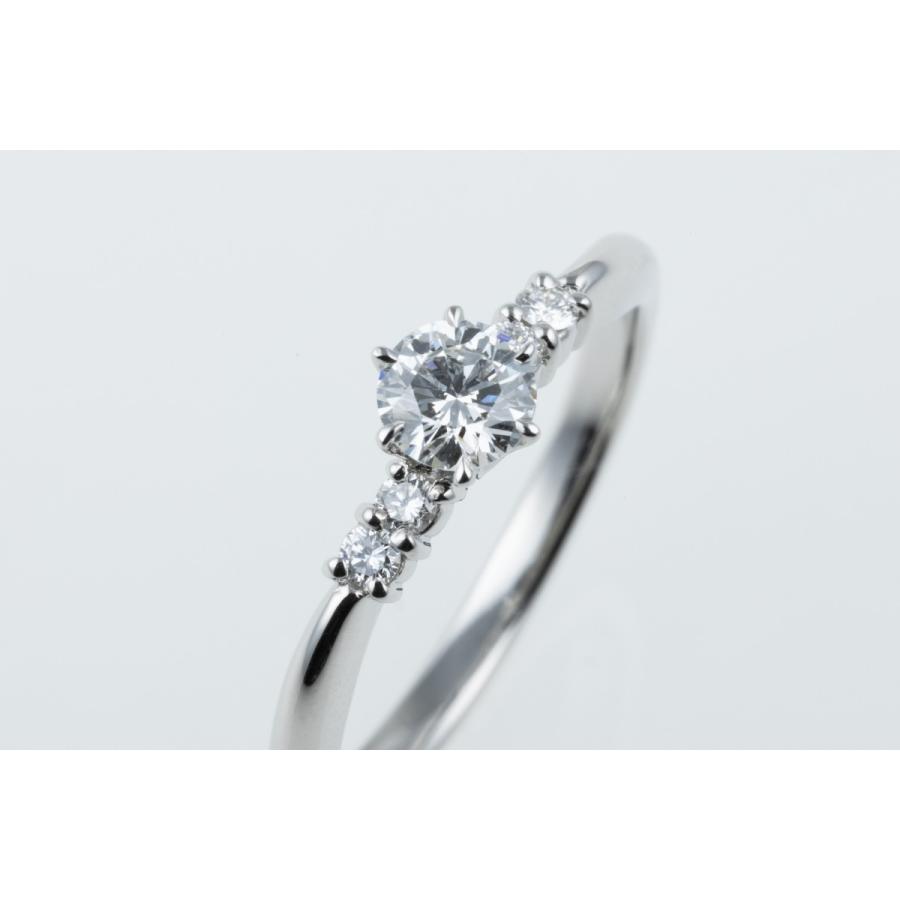 プラチナ ダイヤモンドリング 美品 プラチナ900 ダイヤモンド0.01ct マリッジリング 7B-8004(レディース