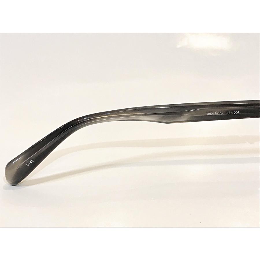 【国産】 ビッグサイズ バネ式セル型メガネフレーム ST-1004 C-40 【A2184416313】(13500円)