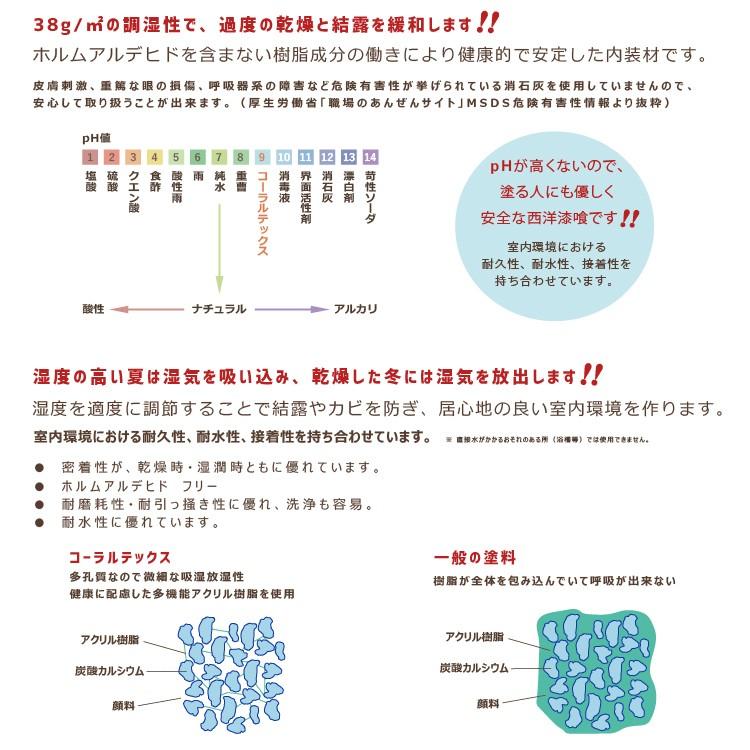 ナチュラルホワイト　すぐ塗れる　西洋漆喰　Coral Tex コーラルテックス｜takamoto｜05