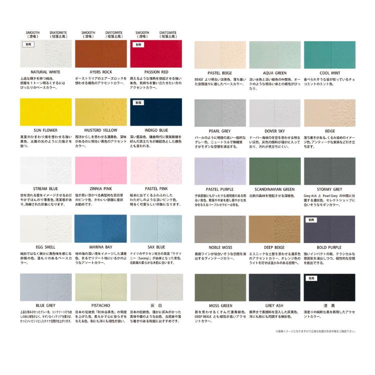 選べる26色 すぐ塗れる 西洋漆喰 Coral Tex コーラルテックス : 高本