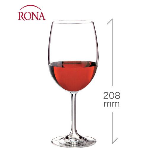 爆安プライス ロナ RONA 激安 デイリー レッド 450ml 1脚 ワイングラス ガラ gala =750ml ワイン 11本と同梱可