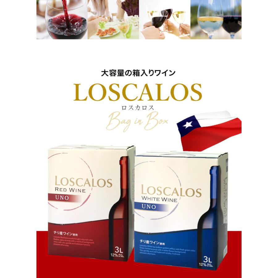 送料無料 白×4箱 セット 箱ワイン BOXワイン ロスカロス ウーノ3000ml（3L）バッグインボックス ( 白ワイン ) ※同梱不可  :0400003238194:タカムラ ワイン ハウス - 通販 - Yahoo!ショッピング