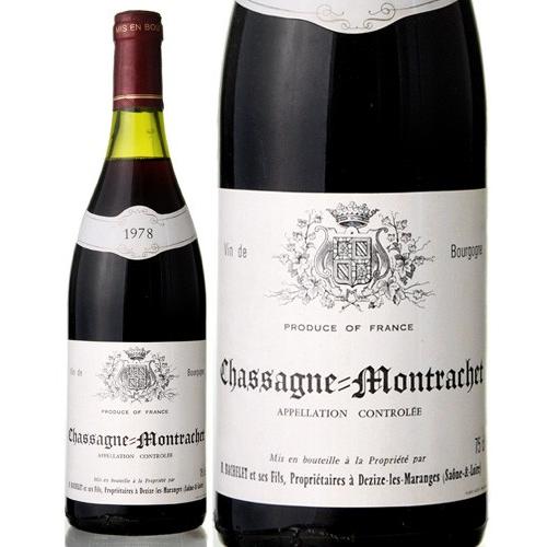 シャサーニュ モンラッシェ 1978 Bバシュレ 瓶汚れあり 赤ワイン タカムラ ワイン ハウス 通販 Yahoo ショッピング