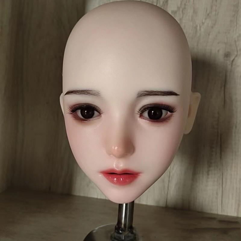 柔らかいシリコンヘッド リアルガール M16 撮影 鑑賞用 マネキンパーツ