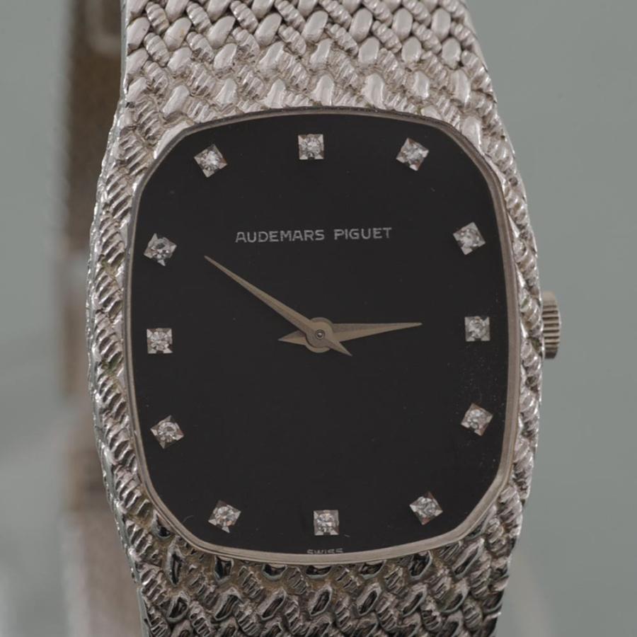 春夏新作 Audemars Piguet オーデマピゲ K18 ホワイトゴールド 手巻き メンズ腕時計 中古品 12