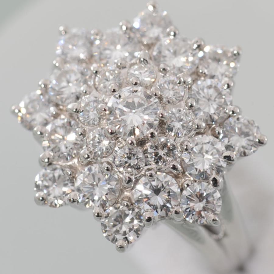 Pt900 プラチナ900 ダイヤモンド リング ダイヤ 指輪 9.5g 0.52ct