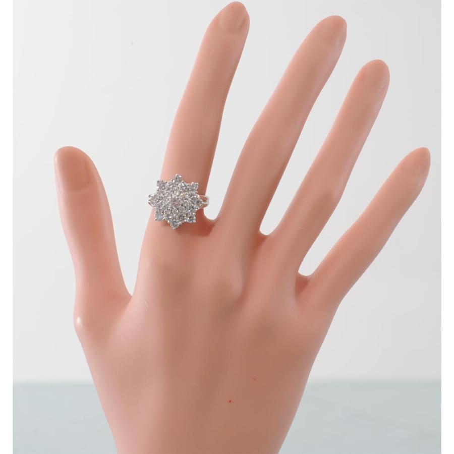 F09】 Pt900 プラチナ ダイヤモンド 2.05ct デザイン リング 指輪 中古 