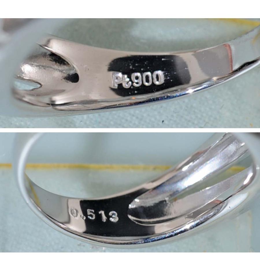 ダイヤ リング ダイヤモンド 指輪 Pt900 0.513ctプラチナ 一粒 Pt900 1ct ダイヤモンド リング 送料無料 プラチナ 人気 1カラット