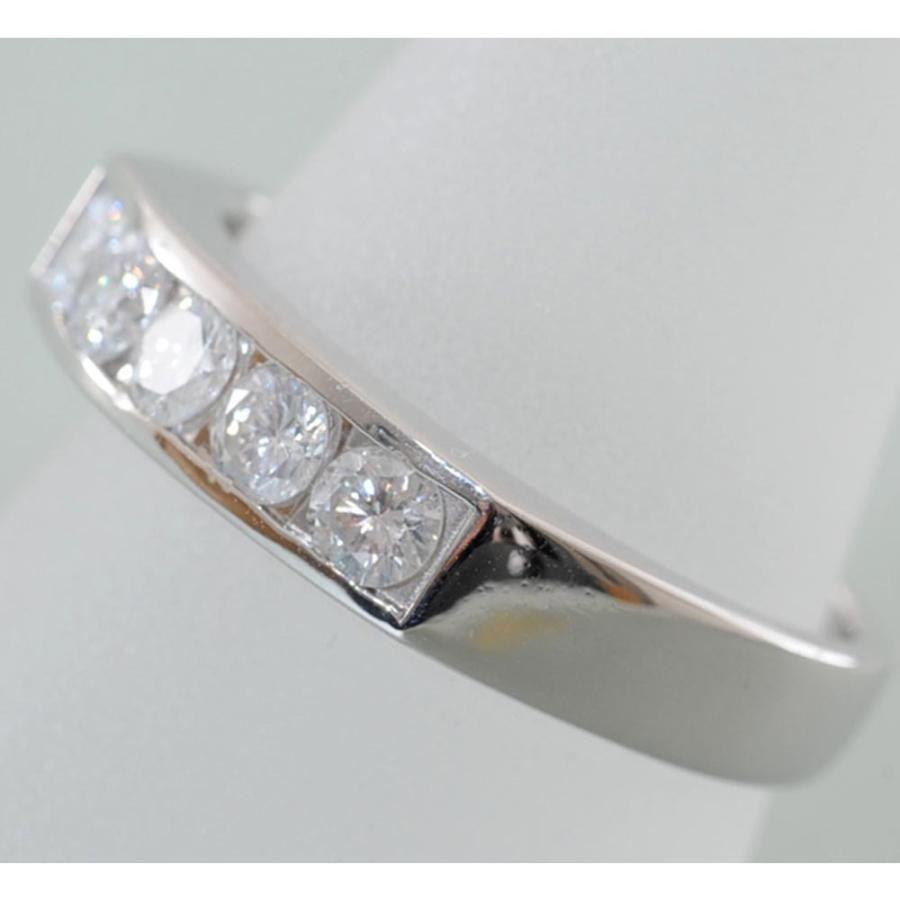 G46】 Pt900 プラチナ ダイヤモンド 0.51ct デザイン リング 指輪 中古