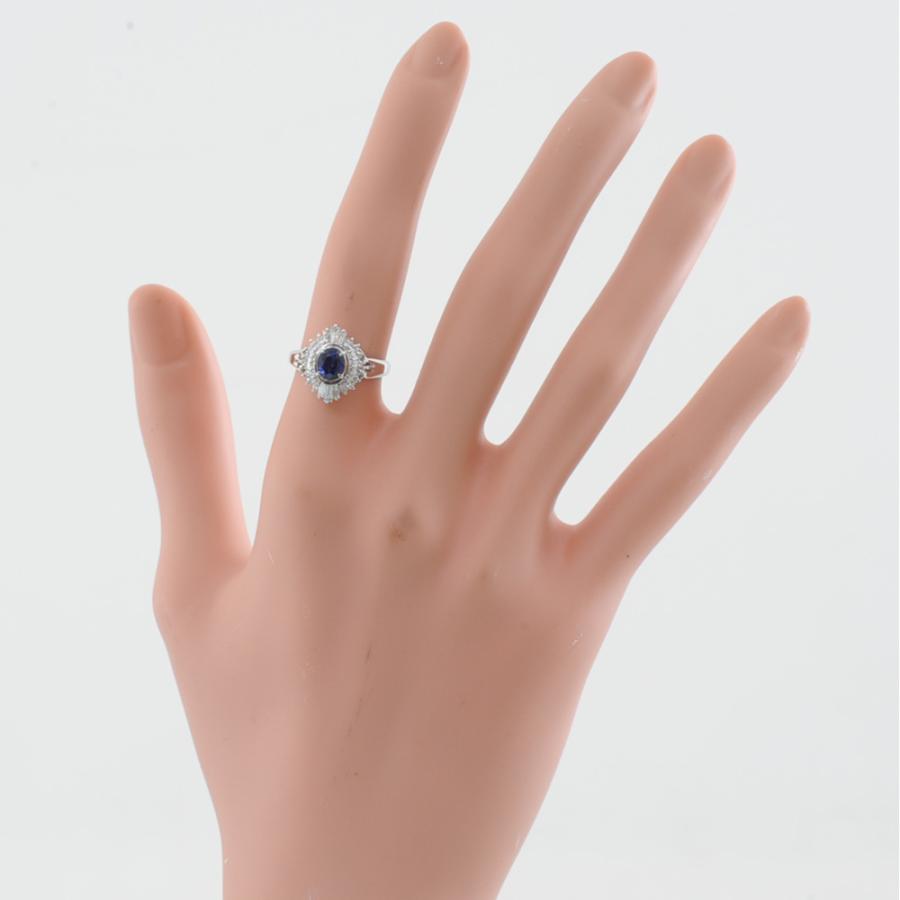 10.5号 ブルーサファイア 2.68ct ダイヤモンド 0.72ct リング・指輪 