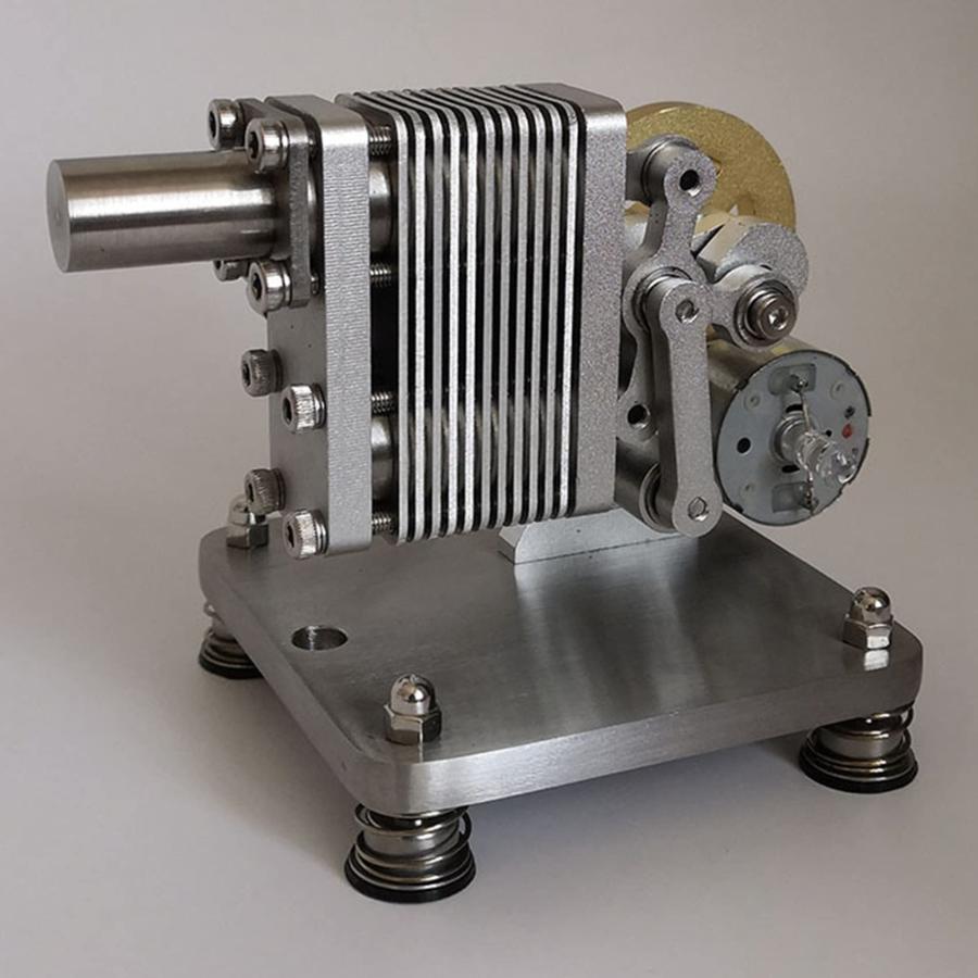 全金属スターリングエンジンモデル ミニ発電機モデル 物理学蒸気 全金属スターリングエンジンモデル ミニ発電機モデル 物理学蒸気