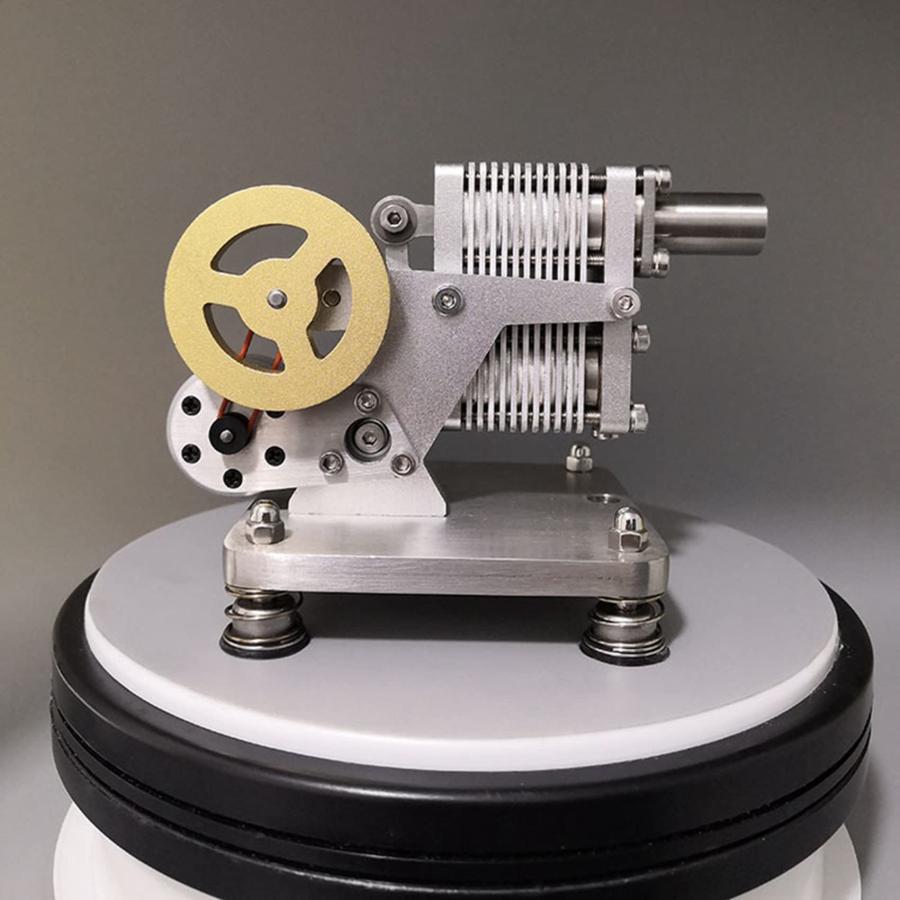 全金属スターリングエンジンモデル ミニ発電機モデル 物理学蒸気 全金属スターリングエンジンモデル ミニ発電機モデル 物理学蒸気
