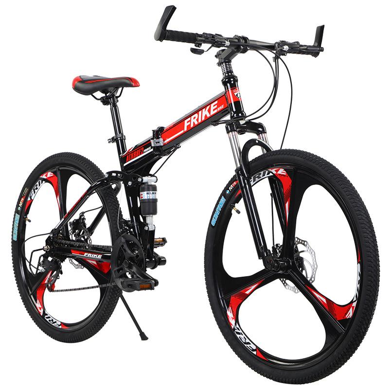 折りたたみ式マウンテンバイク、フルサスペンション高炭素鋼MTB 折りたたみ式マウンテンバイク、フルサスペンション高炭素鋼MTB