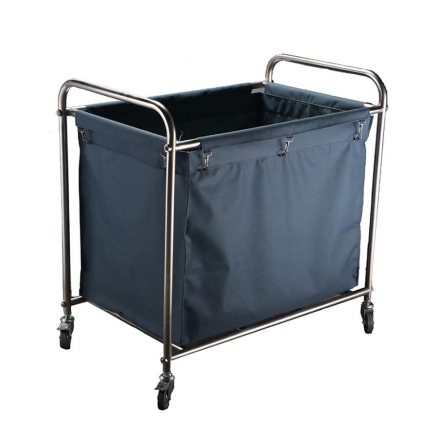 ホテル/ランドリーリネントロリー、大容量ランドリーハンターソーターカート、ホイール付き、耐久性のある取り外し可能なファブリックバッグ