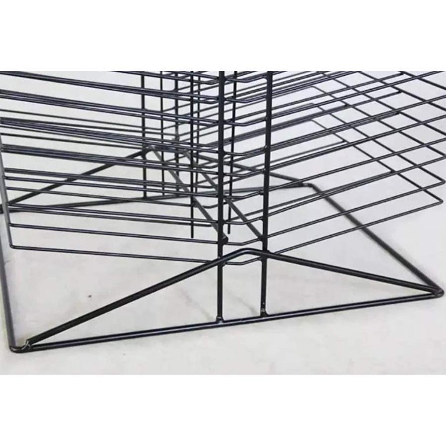 かわき切る仕合わせ、ペンキ塗り画架 工芸のかわき切るの棚 アートドライラック、キッズアートステーションの工芸細工物用の10本のワイヤーシェルフ付き添い人 10本