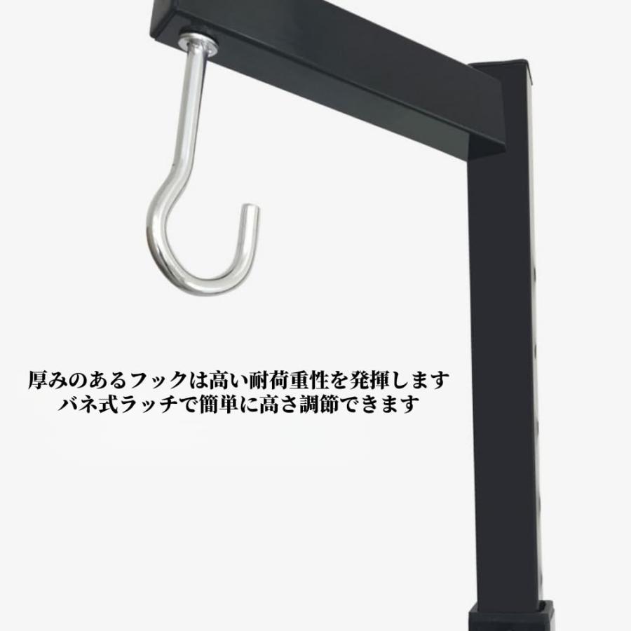 サンドバッグスタンド、サンドバッグ 吊り下げ、 鉄骨 折りたたみ可能