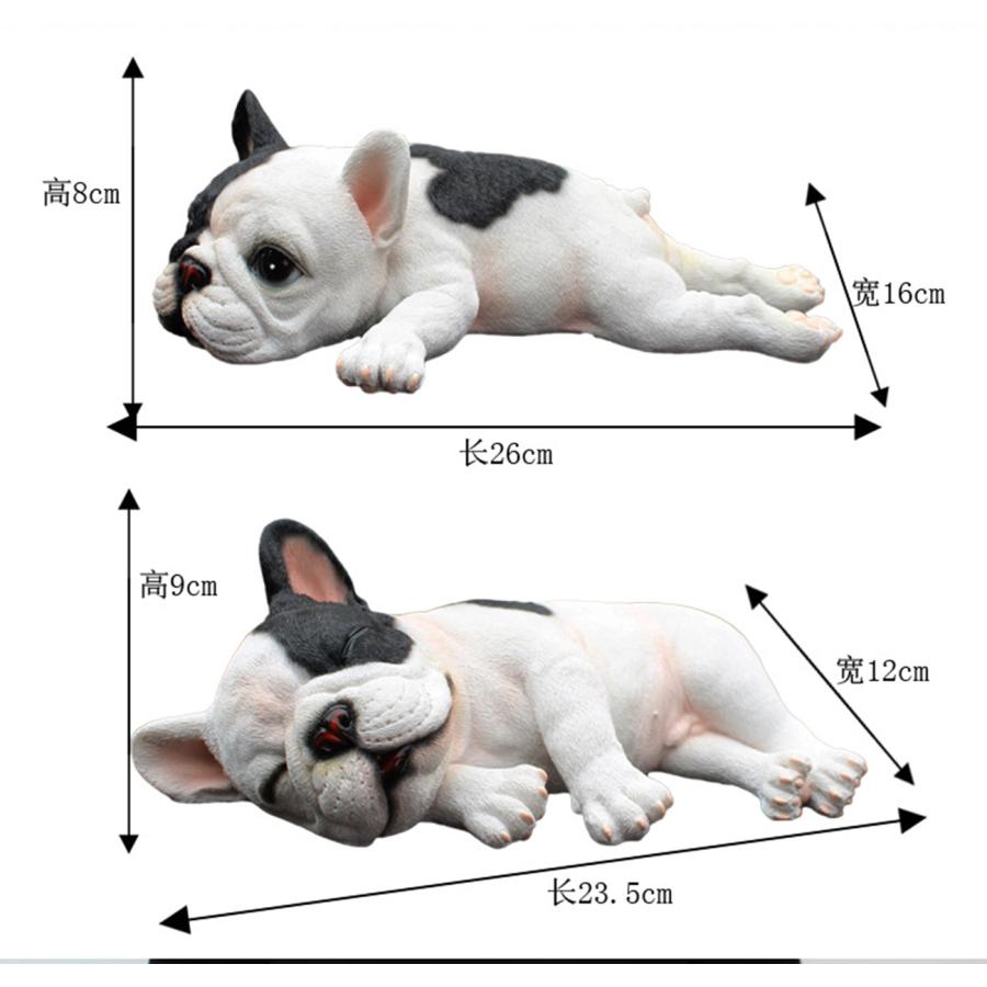 シミュレーションぬいぐるみ フレンチブルドッグの子犬の生活現実的なブルドッグシミュレーション玩具 ぬいぐるみ ファセテーション｜takaneko68｜12