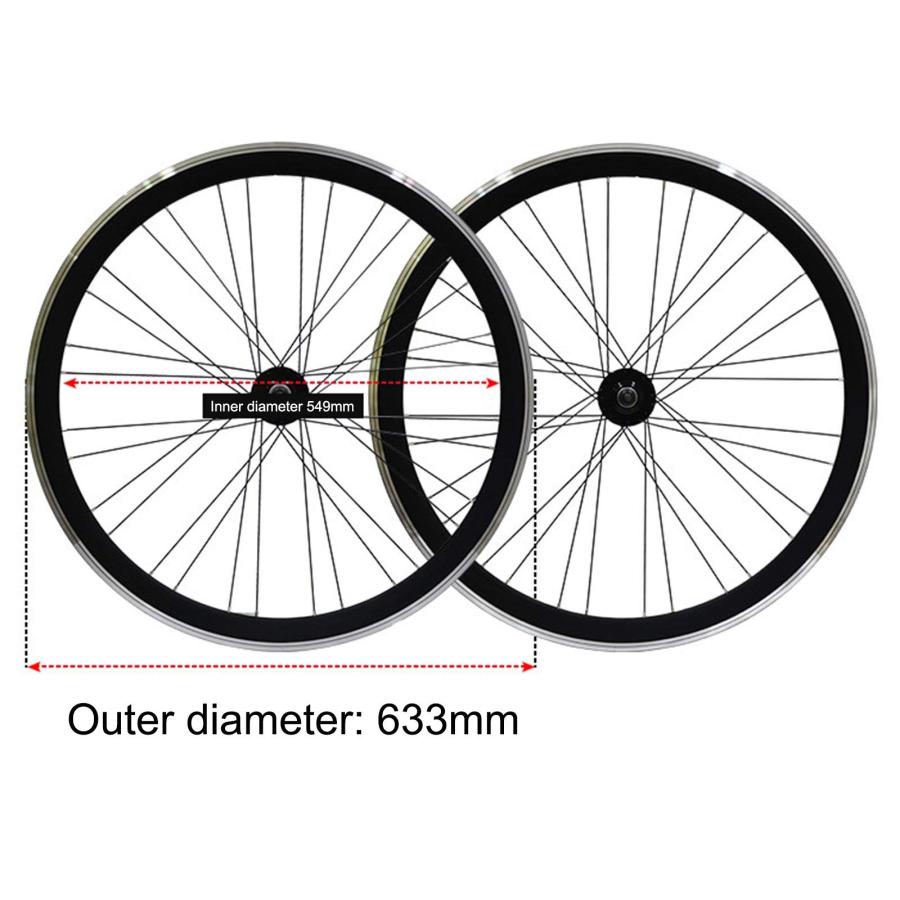 700C 固定ギア自転車 ホイールセット 40mm ピストバイク 700C 固定ギア自転車 ホイールセット 40mm ピストバイク