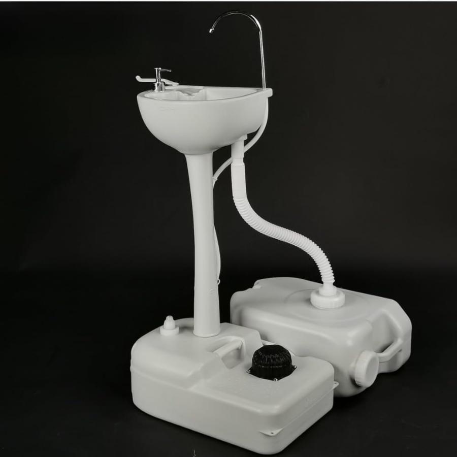 ポータブル 洗面台 シンク 手洗い台 足踏み式 手洗い場 軽量3.7kg