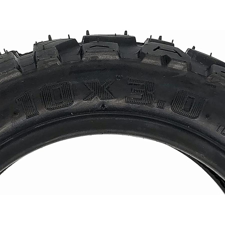 タイヤ スクータータイヤ 10X3.0 Scooter Tires 耐摩耗性 オフロードタイヤ 10インチ インフレータブルタイヤ 8cm幅広トレッド 滑り止め 電動スクータータイヤ｜takaneko68｜02