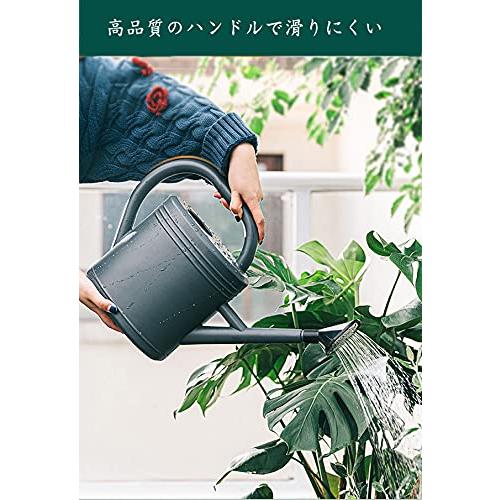 じょうろ おしゃれ 3-5L 如雨露 水差し 水さし 長い注ぎ口 園芸用品 ジョーロ ジョウロ 持ち運びやすい ガーデニング 鉢植え 水やり 散水用品 屋外室内庭園 (3L｜takaneko68｜05