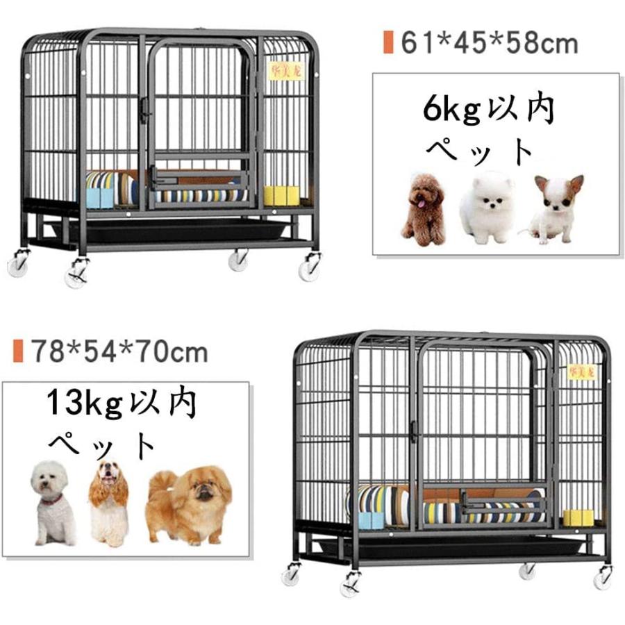 中、大型犬 ケージ 犬 犬用サークル，ステンレス製 室内 広い