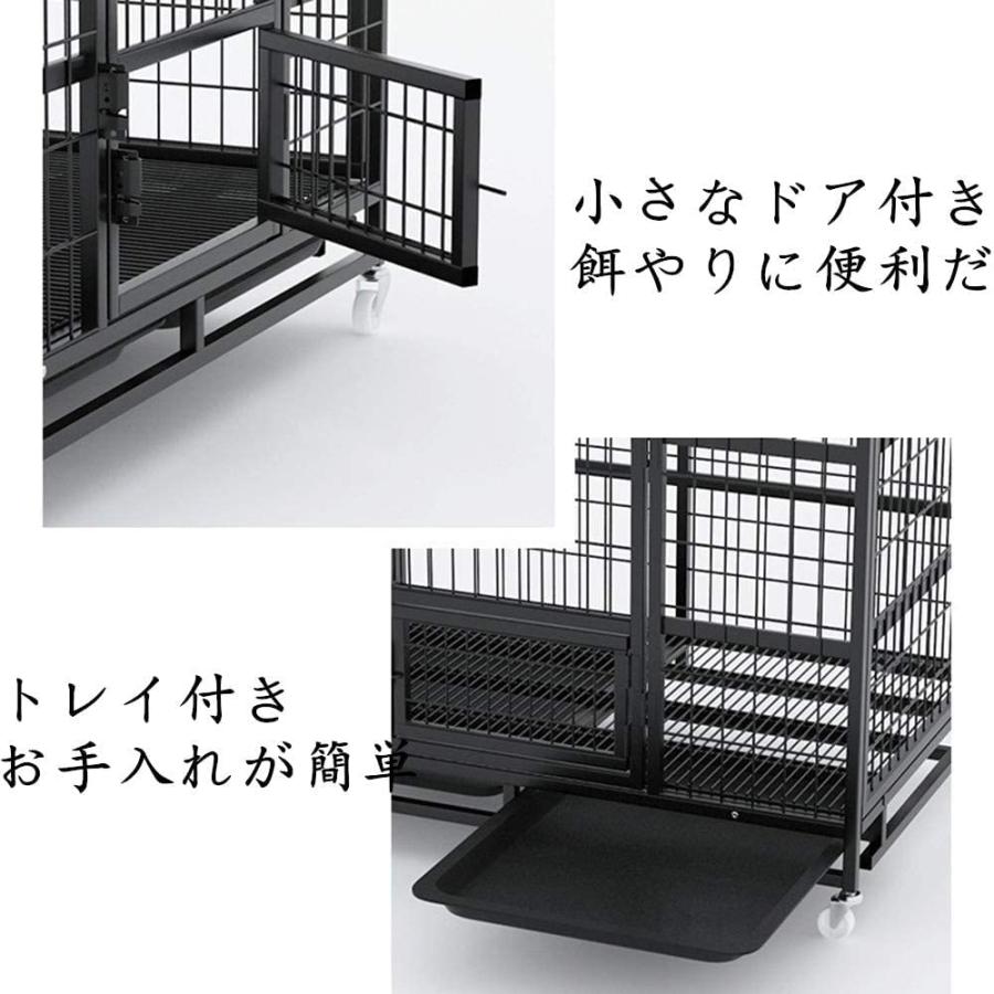 中、大型犬 ケージ 犬 犬用サークル，ステンレス製 室内 広い