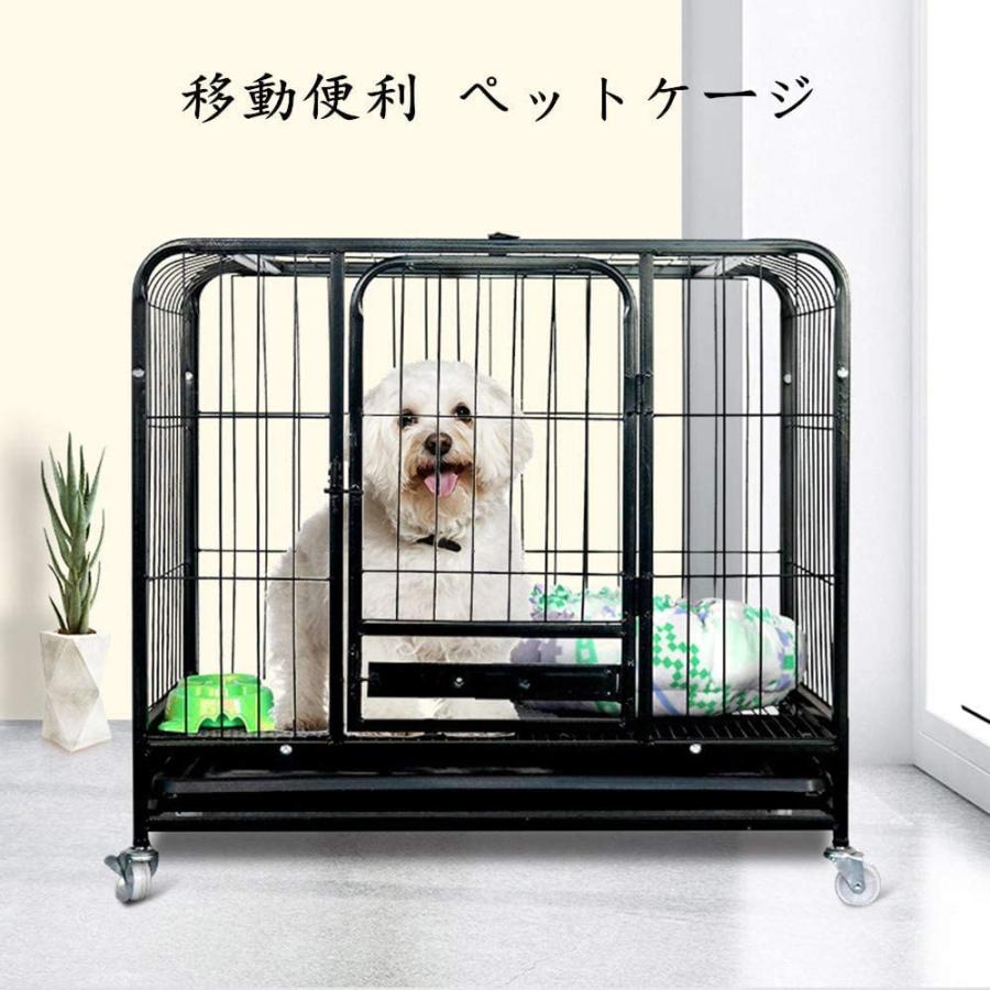 中、大型犬 ケージ 犬 犬用サークル，ステンレス製 室内 広い