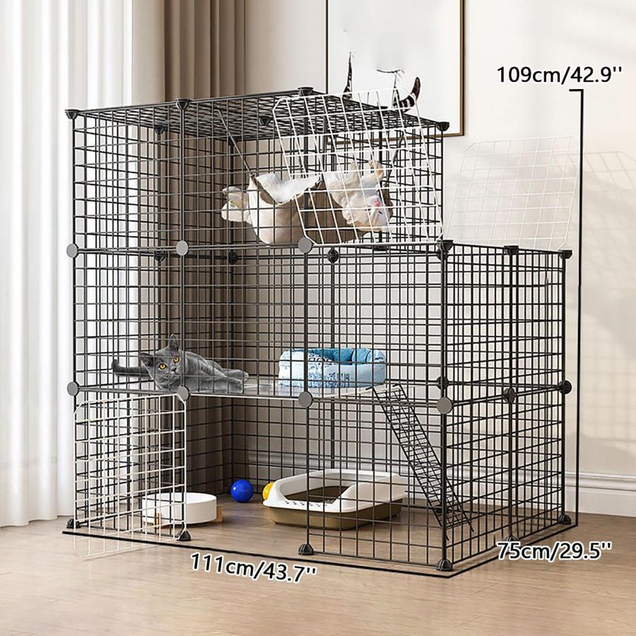大型猫ケージ屋内 ? DIY 猫ベビーサークル取り外し可能な猫屋外 大型猫ケージ屋内 ? DIY 猫ベビーサークル取り外し可能な猫屋外