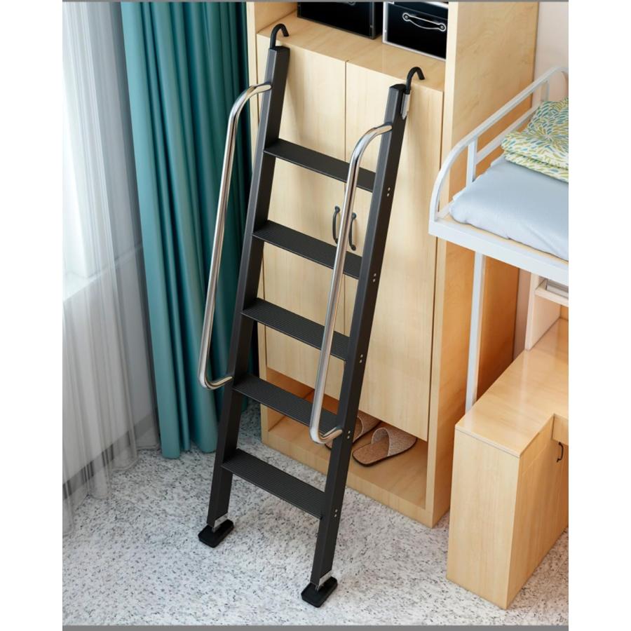 ベッドはしご 家庭用二段ベッドはしご150-160cm、 金属製スタンド