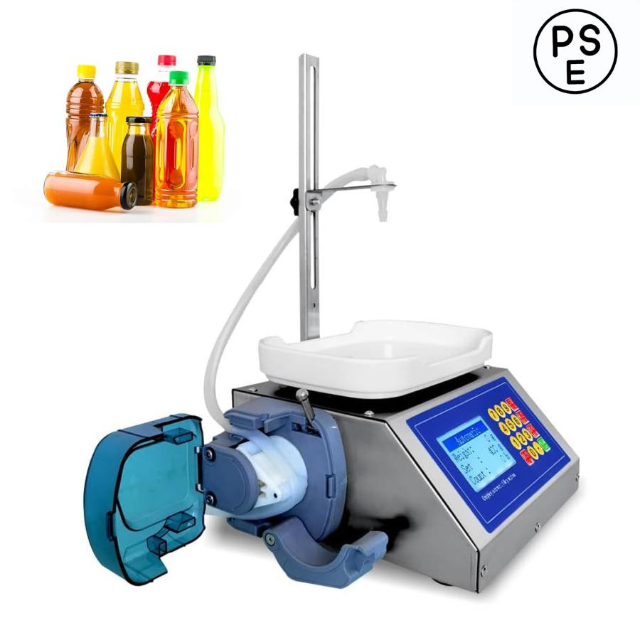 液体充填機 高精度計量充填機 流量1200ml/分 定量小型液体機