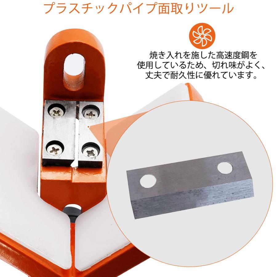 パイプリーマ 塩ビ管面取り用 適応サイズ40-160mm PE/PVC/PPR管 パイプリーマ 塩ビ管面取り用 適応サイズ40-160mm PE/PVC/PPR管