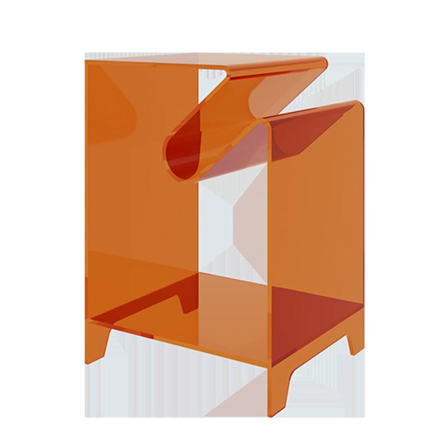 アクリルサイドテーブル 透明なエンドテーブルローテーブル コーヒー