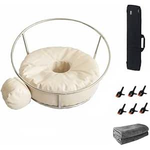ニューボーンフォト 新生児 撮影 道具 セット スタジオ ビーンクッション ビーンバッグ フォト 丸型 多機能 撮影台 バックパック フレーム 静物棚 取り外し可能 の商品画像